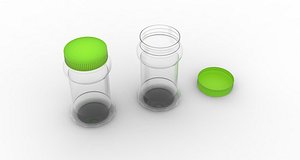 Pickle Bottle Green 3D model
