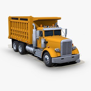 3D Heavy dump truck model