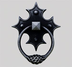 forged handle 3D model