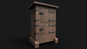 Cabinet Medieval M2 3D model