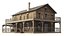 Detailed Western Buildings Bundle