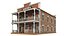 Detailed Western Buildings Bundle