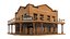 Detailed Western Buildings Bundle