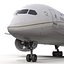3d model boeing 787-8 dreamliner united