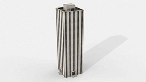 Vintage Modernist Office Skyscraper