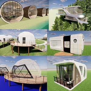 3D model capsule room -A4