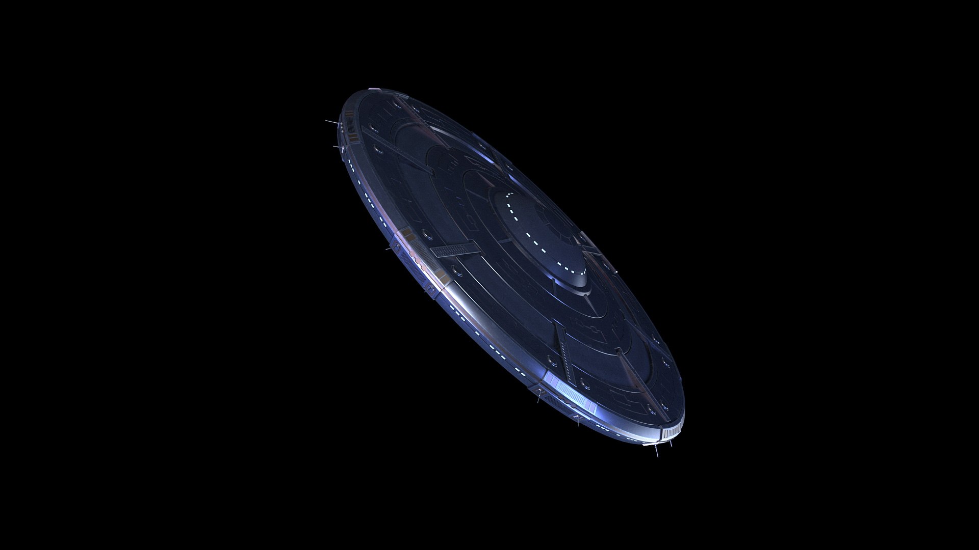 Flying Saucer Classic 3d - Turbosquid 1883062