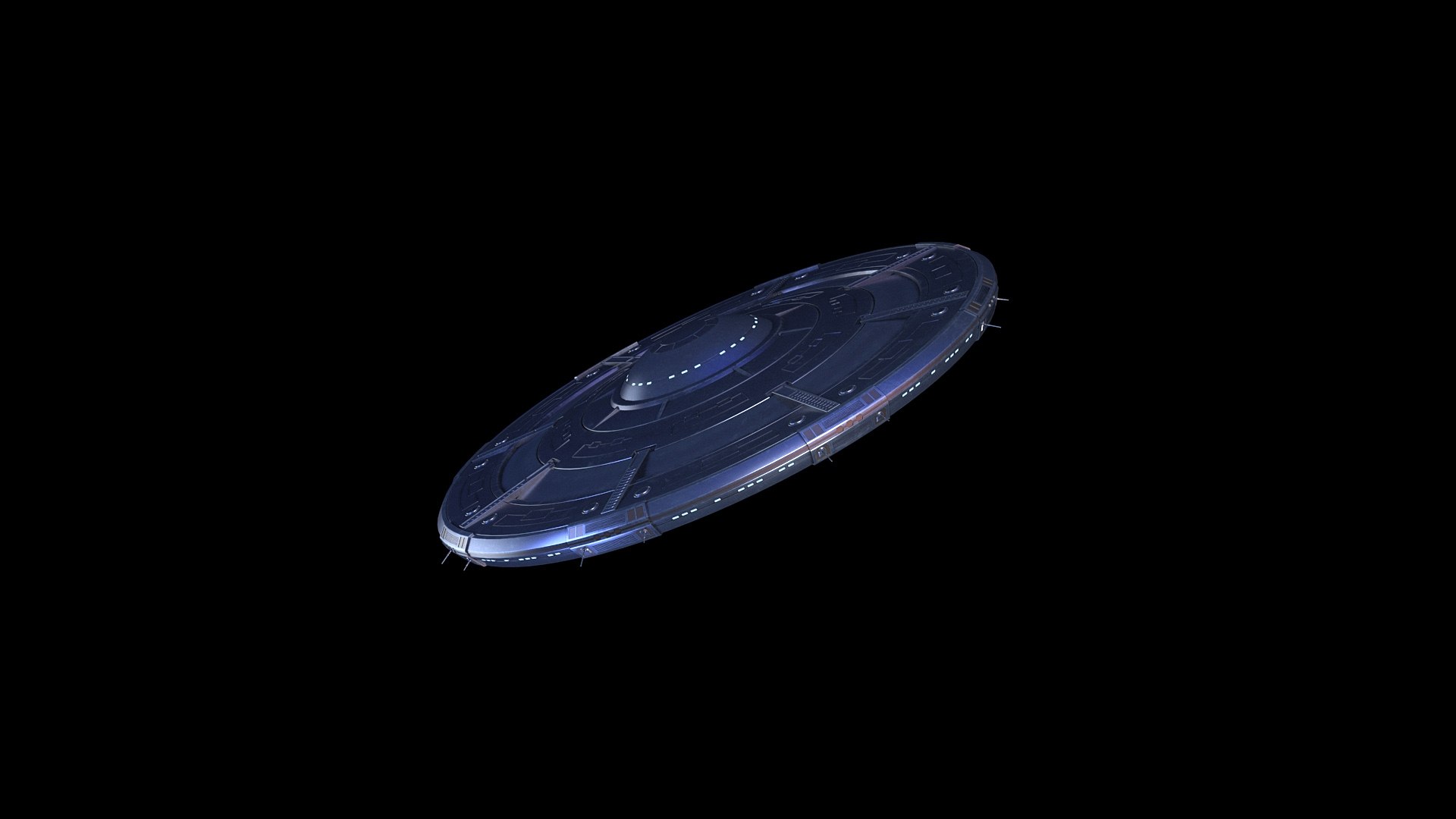 Flying Saucer Classic 3D - TurboSquid 1883062