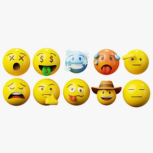 10 Emoticon Yellow Ball Pack Part 4
