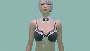 Bunny Swimsuit Black Pubg 3D