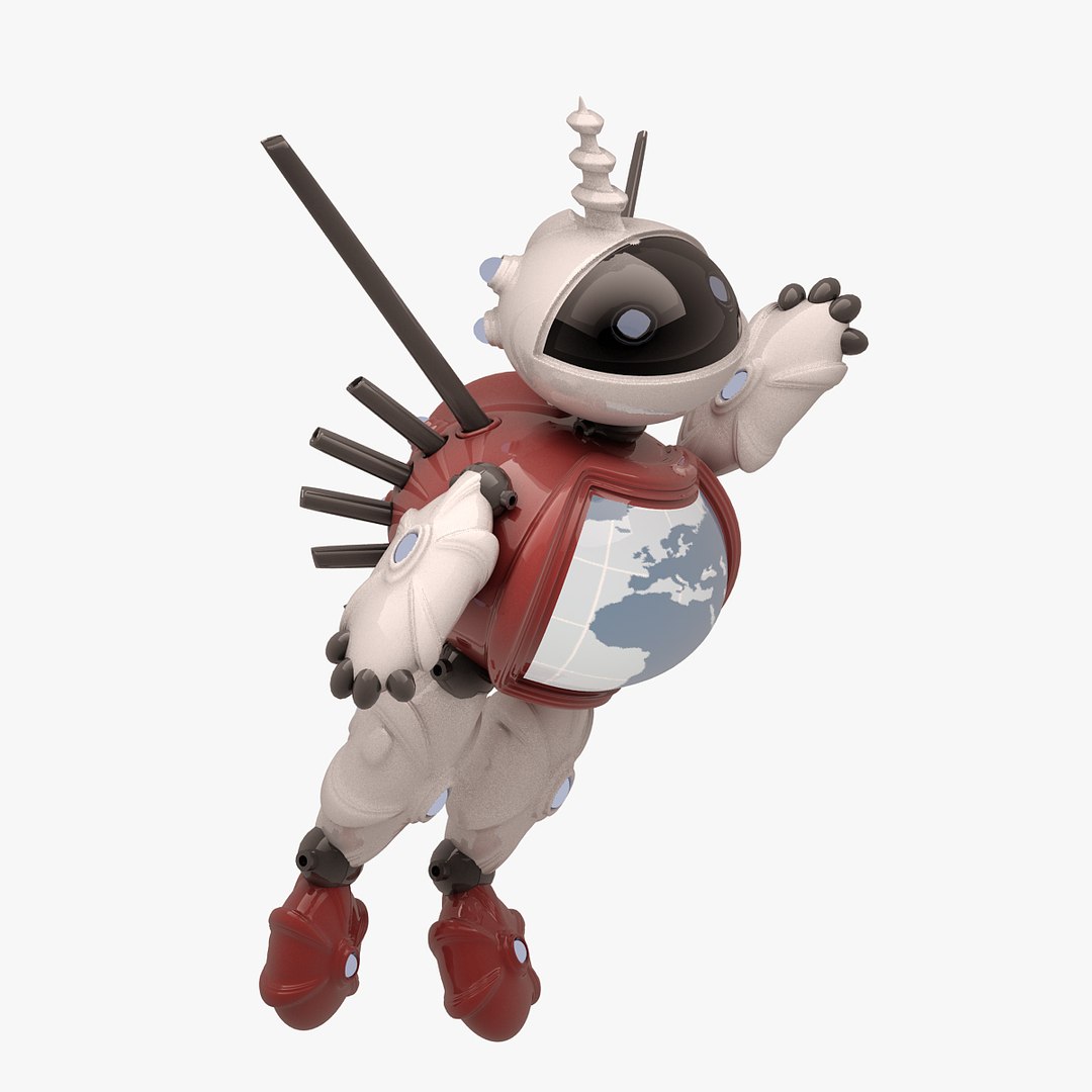 3d Robot Rigged