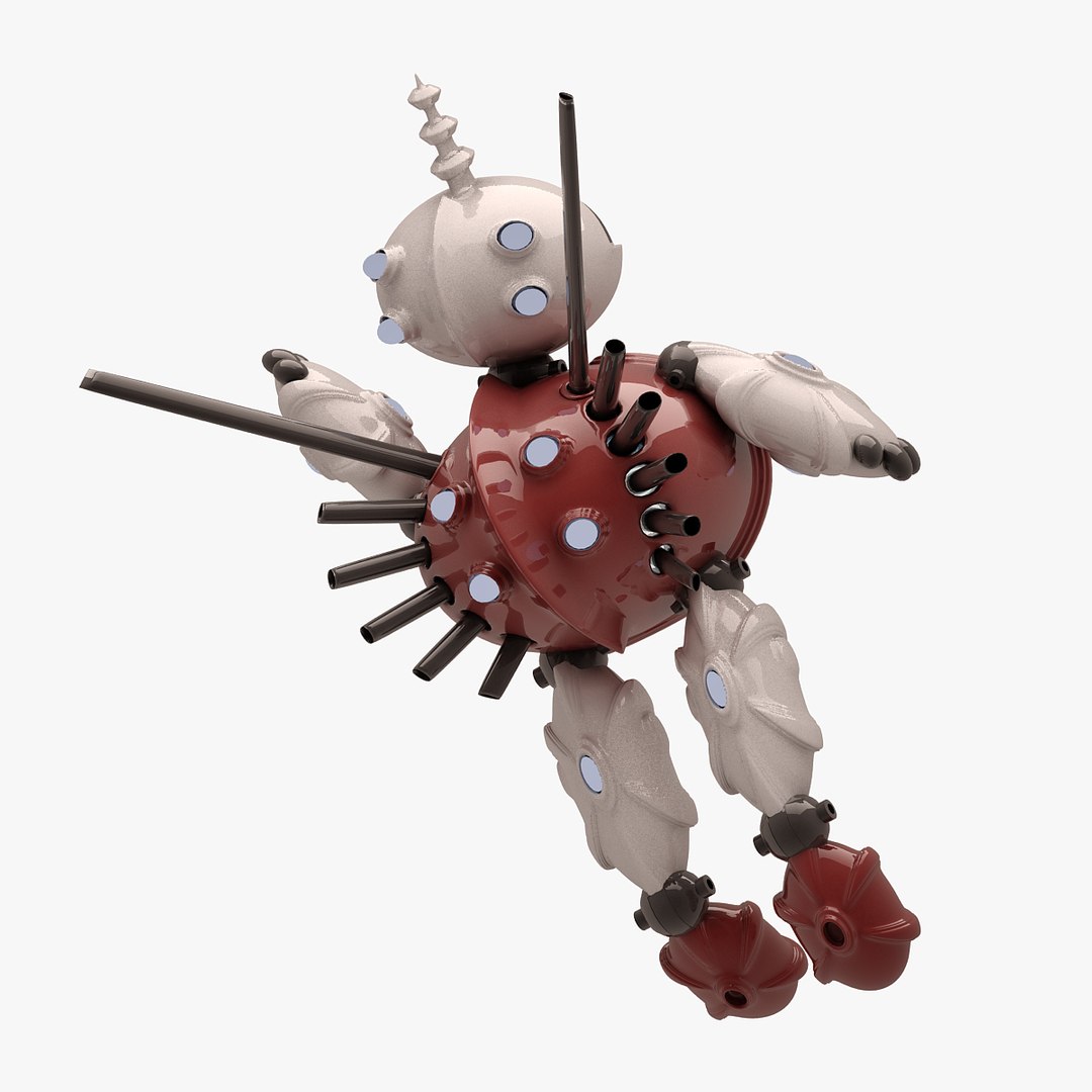 3d Robot Rigged