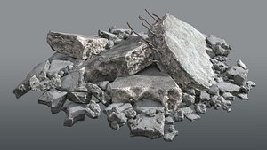 Ruin Debris Kit - Rubble C