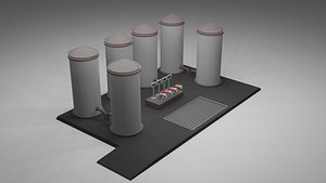 3D water tank fuel plant