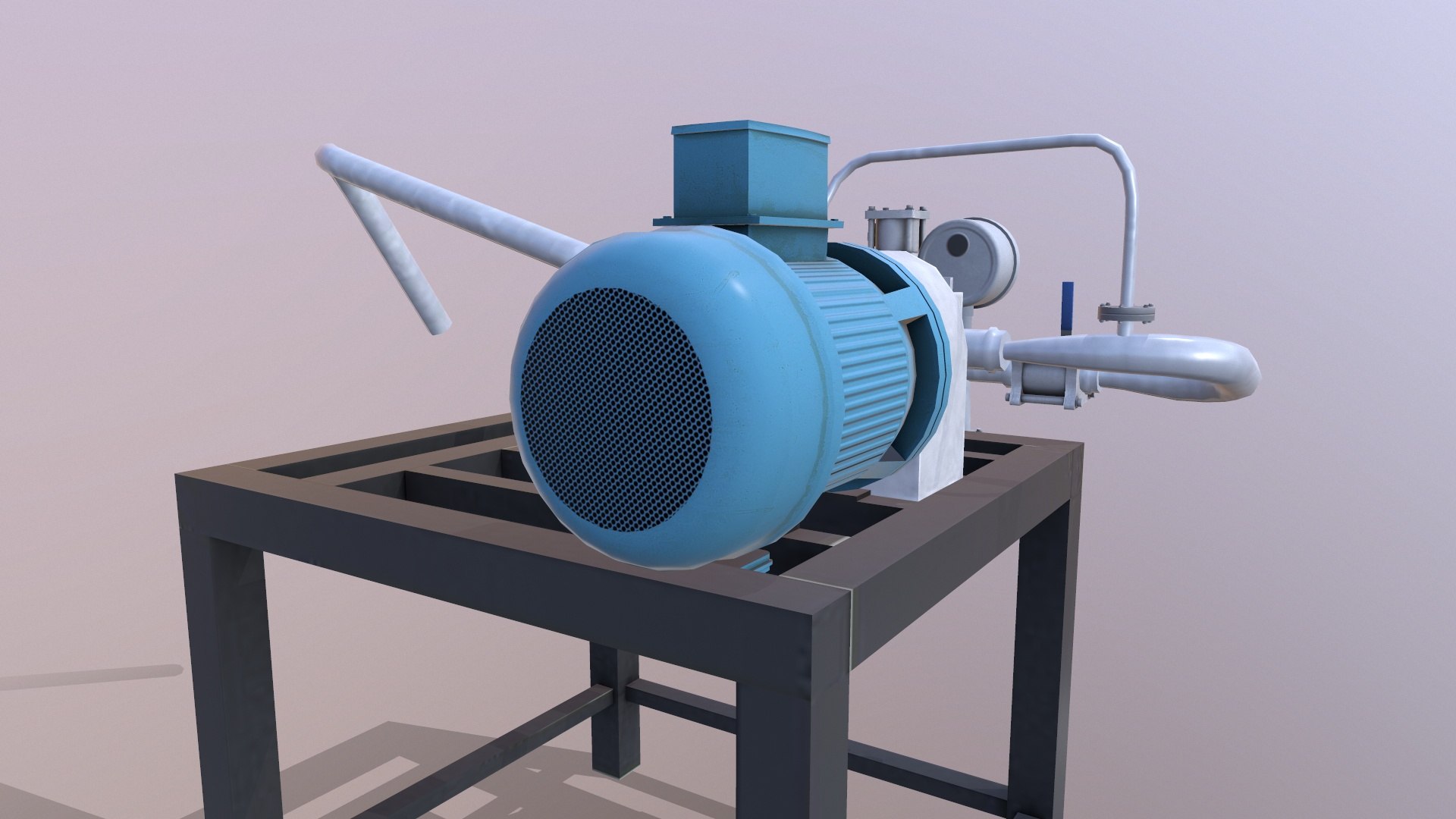 Pump With Stand 3D Model - TurboSquid 2288825