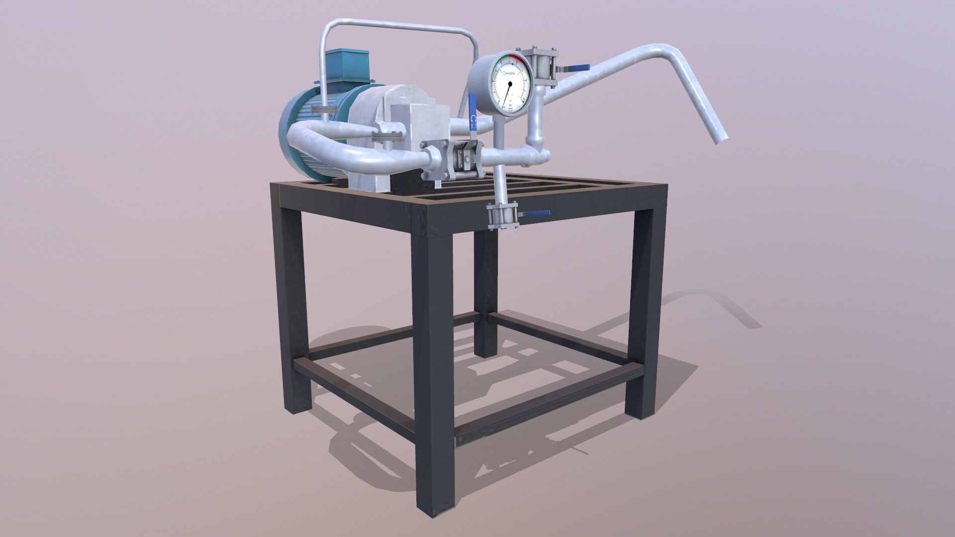 Pump With Stand 3D Model - TurboSquid 2288825