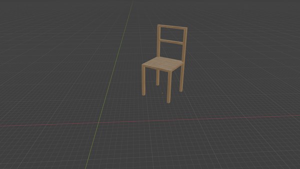 Simple chair 3D - TurboSquid 1816910