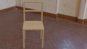 Simple chair 3D