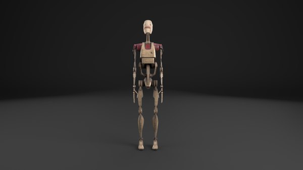 3D Droid Star Wars model