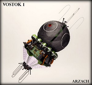 Vostok 1 Capsule & Rocket