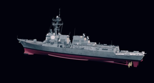 3d model uss ddg 95