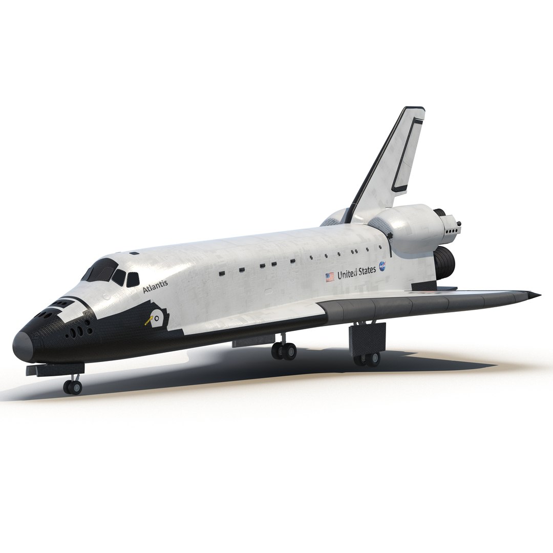 Space Shuttle 3D model preview