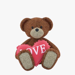 3d toy fur model