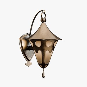 3D Antique Light Fixture