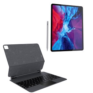 3D apple ipad pro 12 model