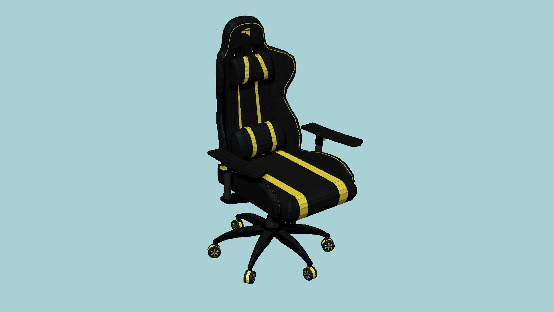 Coleção 10 Gamer Chair Design de interiores de móveis Modelo 3D