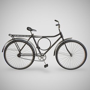 3D monark bicycle - black