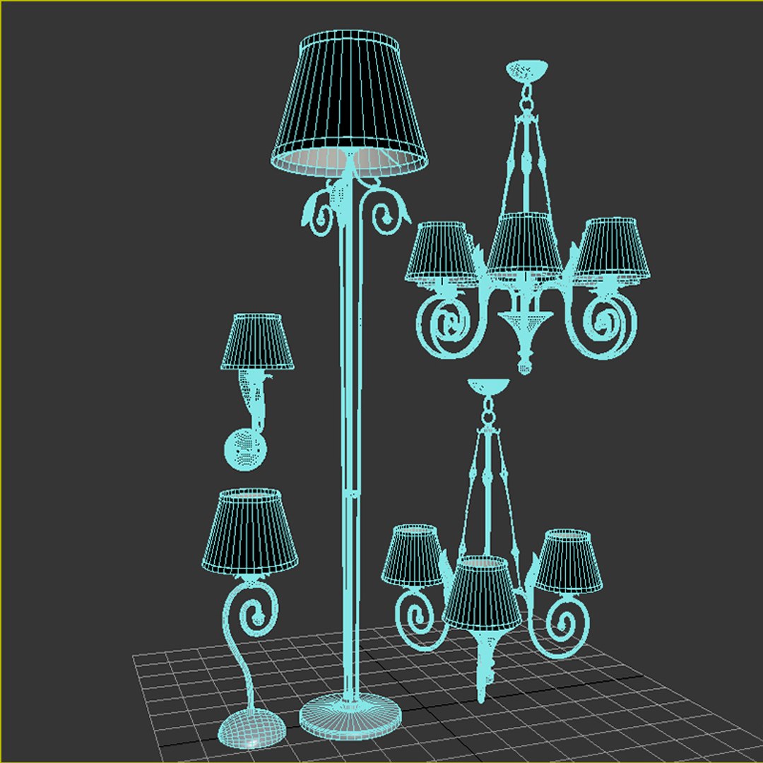 3d Model Lamp Light