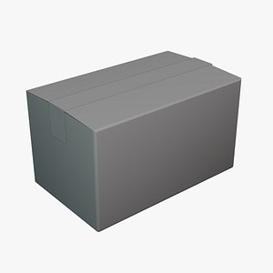 Basic Cardboard - Geometry Only No Textures No Materials 3D model