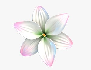 Lily II flower Assembly 3D model
