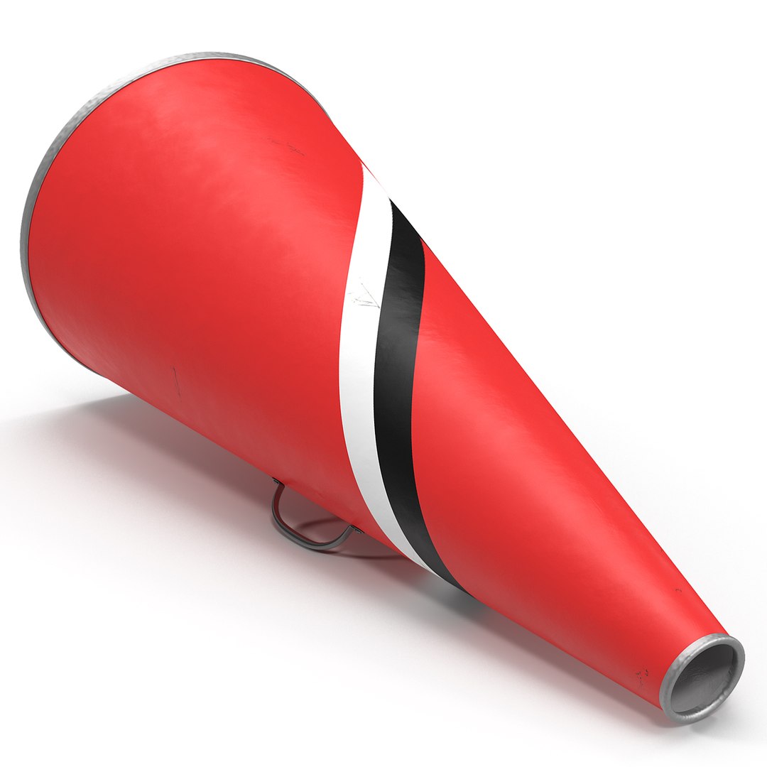 Cheerleader Megaphone 3D model preview