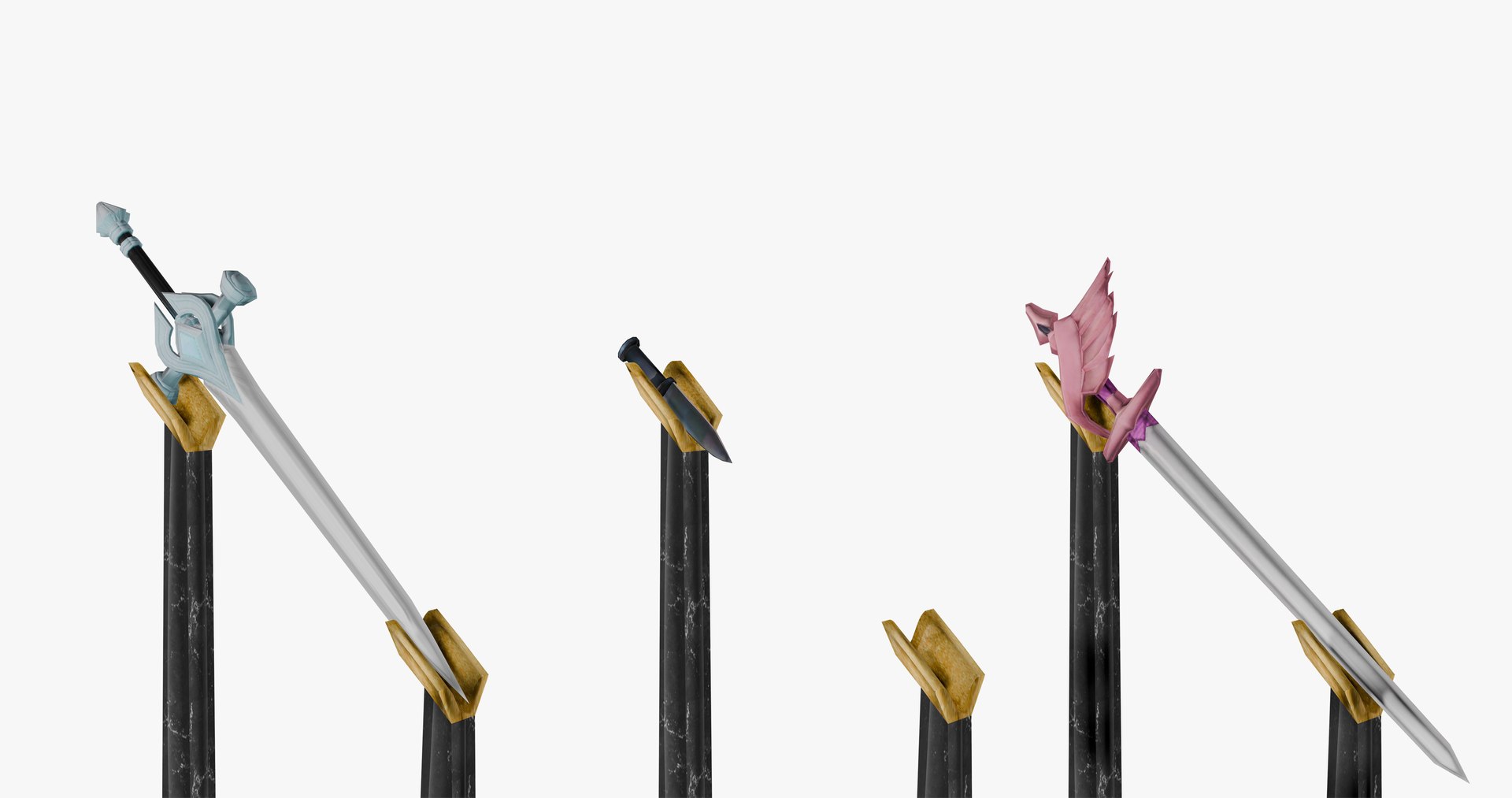 10 Stylized Sword Models Pack 3 - Low Poly 3D Model - TurboSquid 2190865