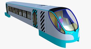 monorail train 3d x