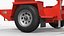 SQ3TS Solar-Powered Traffic Signal Trailer Red Rigged