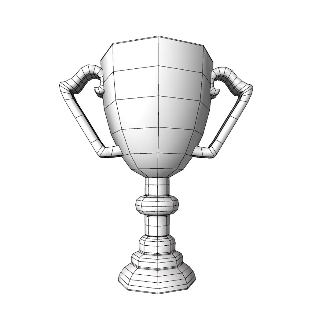 3d awards trophies