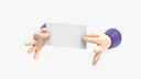 Hands Holding Card