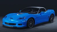 2009 Chevrolet Corvette ZR1 3D Model  American Supercar Icon  Supercharged Powerhouse