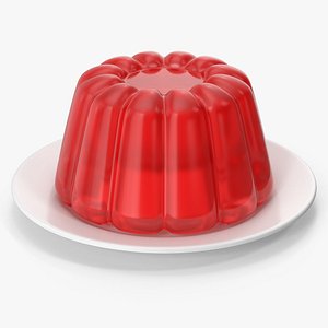 Jelly In Ceramic Plate