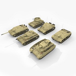 Panzer IV variation - Fixed for higher blender version