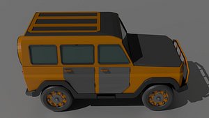 uaz hunter 3D model