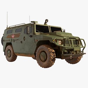 3D GAZ-2330 Tiger HMTV