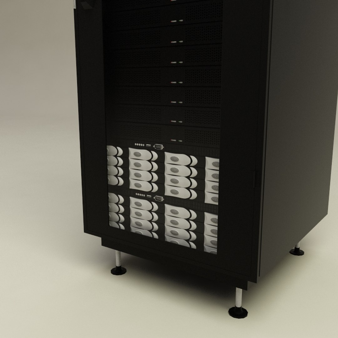 server rack v3 3d model
