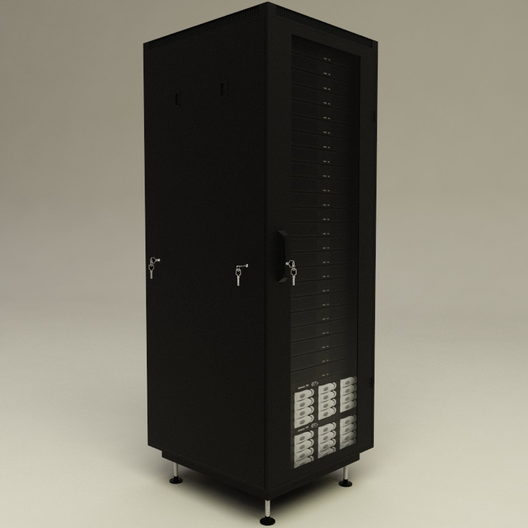 server rack v3 3d model