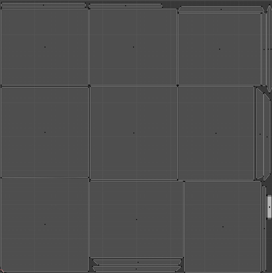 TV On Blue Rack Game-Ready PBR Black And White Versions Screen On And ...