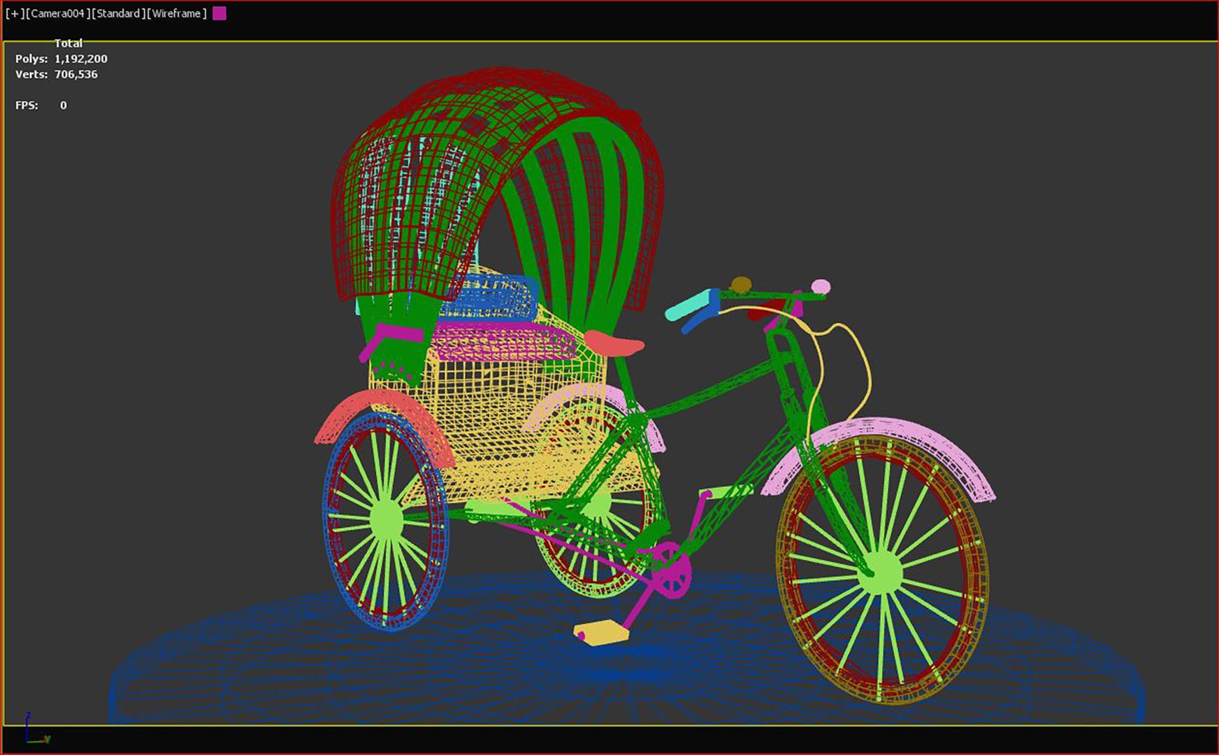 3D Chinese Rickshaw Figure Model - TurboSquid 2325043