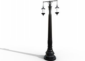 street lamps 3D model